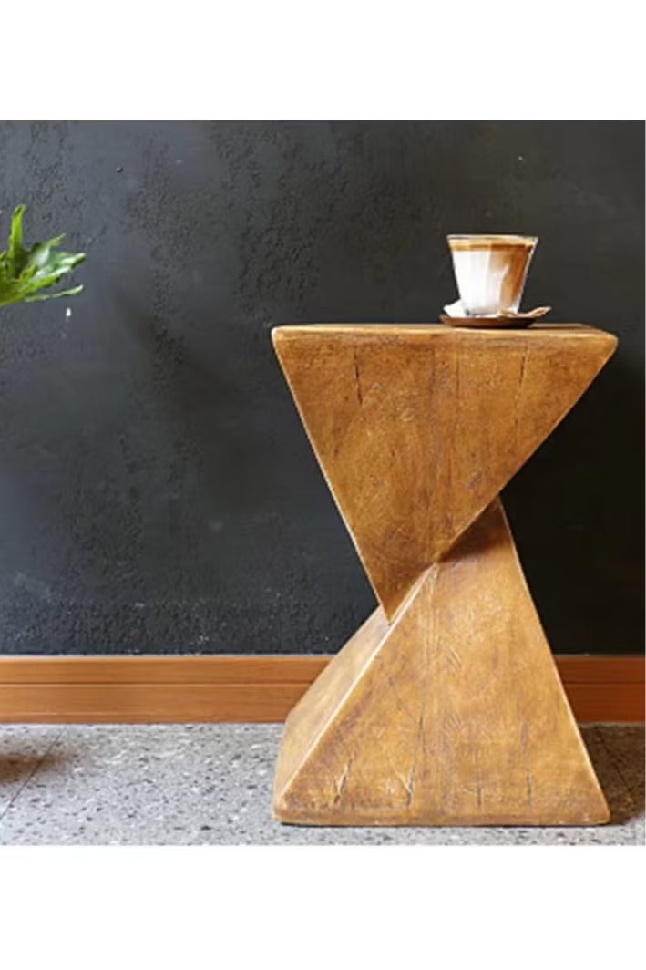 fashionhome Premium Modern Rustic Wooden Coffee Table Side Table End Table Accent Piece for Living Room Bedroom Patio - Image 2