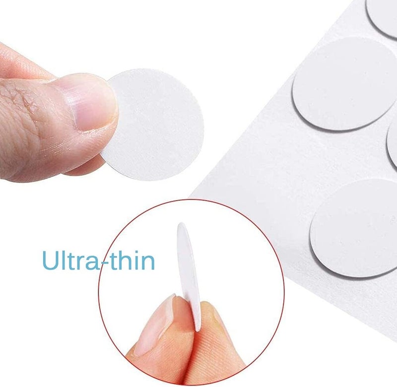 Yining Self-Adhesive Screw Hole Stickers, 384pcs-0.59inch/15mm Self-Adhesive Screw Covers Caps Dust Proof Sticker for Wood Screw-White - Image 5