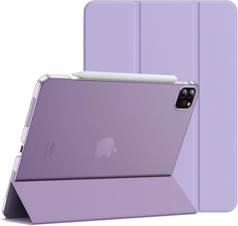 Jetech Case for iPad Pro 11-Inch, 2022/2021/2020/2018 Model (4th/3rd/2nd/1st Generation), Compatible with Pencil, Cover Auto Wake/Sleep (Light Purple) - Image 1
