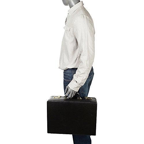 Amerileather Amerilether Large Expandable Faux Leather Attachè Case (#2894-9) - Image 5