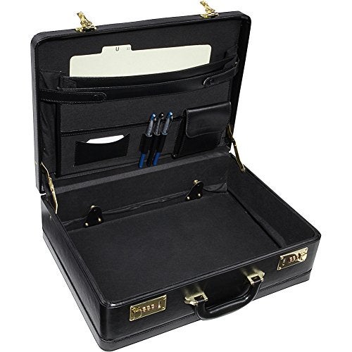 Amerileather Amerilether Large Expandable Faux Leather Attachè Case (#2894-9) - Image 2