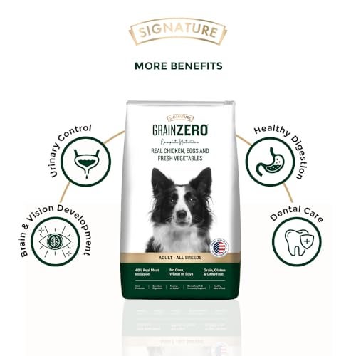 Grain Zero Adult Dry Dog Food 3kg | Real Chicken, Egg & Vegetables | 48% Meat Inclusion, No Grain Formula, Gluten-Free | Promotes Healthy Skin & Coat | All Breeds - Image 2