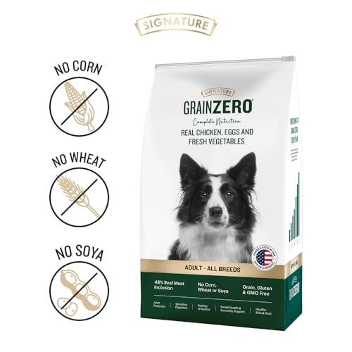 Grain Zero Adult Dry Dog Food 3kg | Real Chicken, Egg & Vegetables | 48% Meat Inclusion, No Grain Formula, Gluten-Free | Promotes Healthy Skin & Coat | All Breeds - Image 3