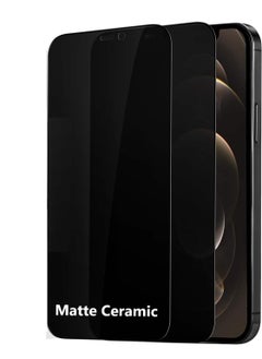 FARROBIZZ [2-Pack] iPhone 13 Pro Max Matte Privacy Ceramic Screen Protector Film, Matte, Anti-Spy, Full Adhesive, Flexible,[Not A Glass], Anti-Spy Full Adhesive Flexible Film For 13 Pro Max (iPhone 13 Pro Max)  - Image 2
