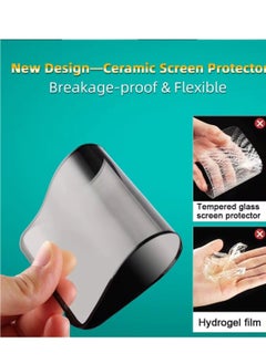 FARROBIZZ [2-Pack] iPhone 13 Pro Max Matte Privacy Ceramic Screen Protector Film, Matte, Anti-Spy, Full Adhesive, Flexible,[Not A Glass], Anti-Spy Full Adhesive Flexible Film For 13 Pro Max (iPhone 13 Pro Max)  - Image 3