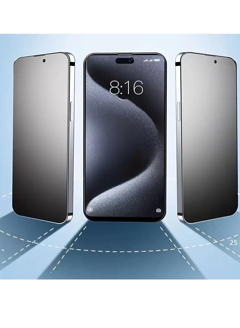FARROBIZZ [2-Pack] iPhone 13 Pro Max Matte Privacy Ceramic Screen Protector Film, Matte, Anti-Spy, Full Adhesive, Flexible,[Not A Glass], Anti-Spy Full Adhesive Flexible Film For 13 Pro Max (iPhone 13 Pro Max)  - Image 4