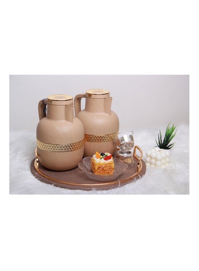 Flask set for tea and coffee, an elegant touch to your decor. - Image 1