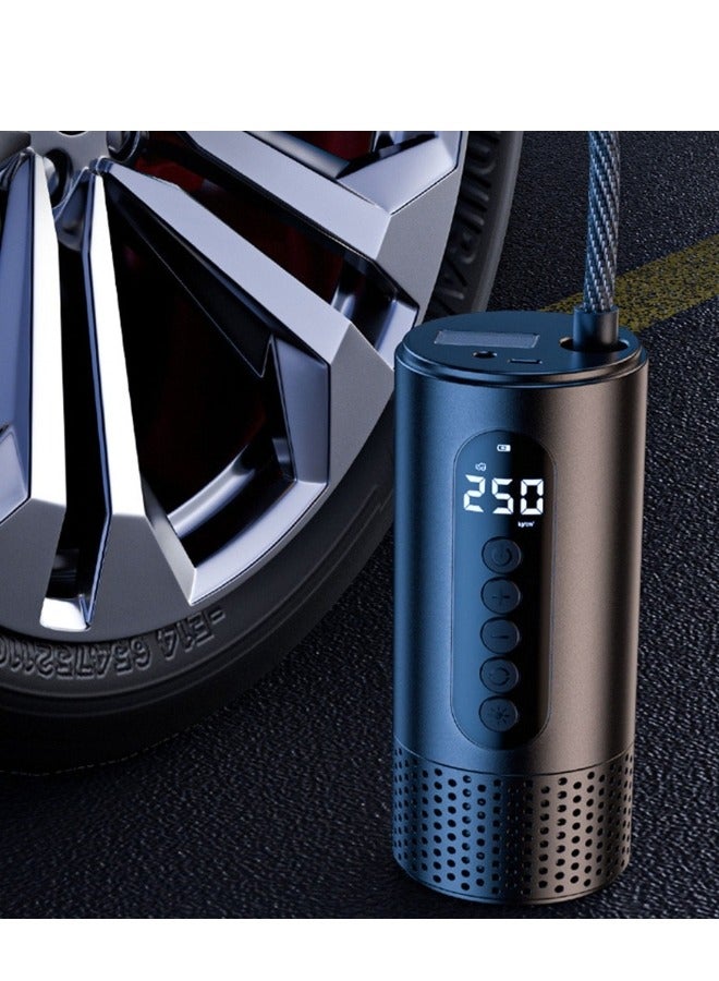 Happy Home 12V 150PSI Mini Portable Car Air Compressor – Wireless Electric Tire Inflator Pump (Powered by Car Cigarette Lighter)  - Image 5