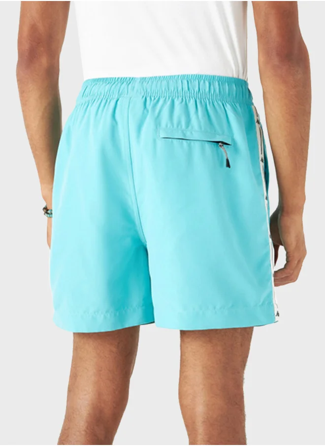 Kappa Logo Drawstring Swim Shorts