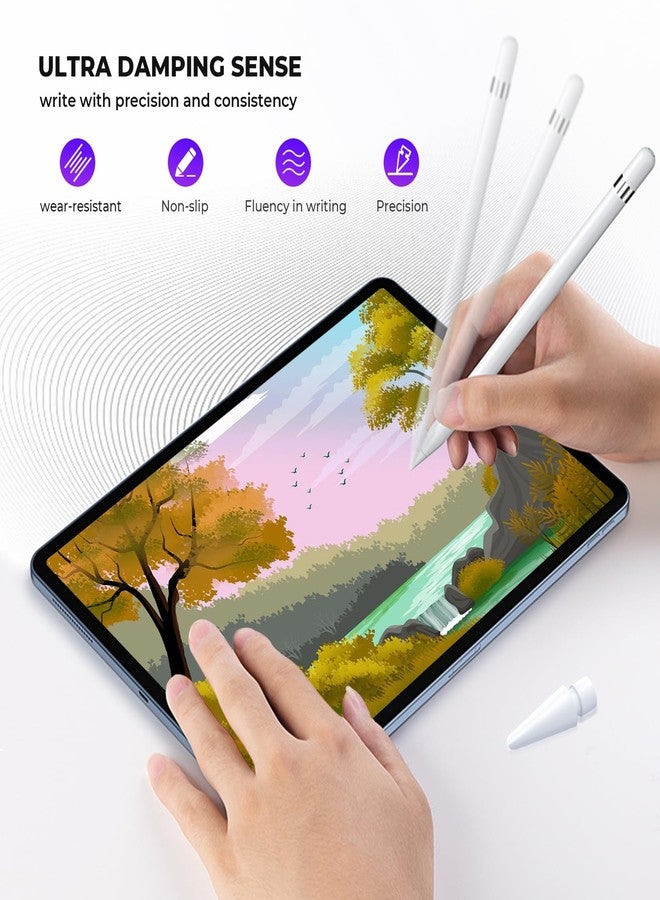 UMUST 6Pack Replacement Pencil Tips for Apple Pencil Pro/2nd Gen/1st Gen/USB-C，Upgraded iPad Pen Tips with Storage Case, IPad Pro Pencil Tips Sets, Accessories for Apple Pencil （Blue 6 in 1） - Image 4