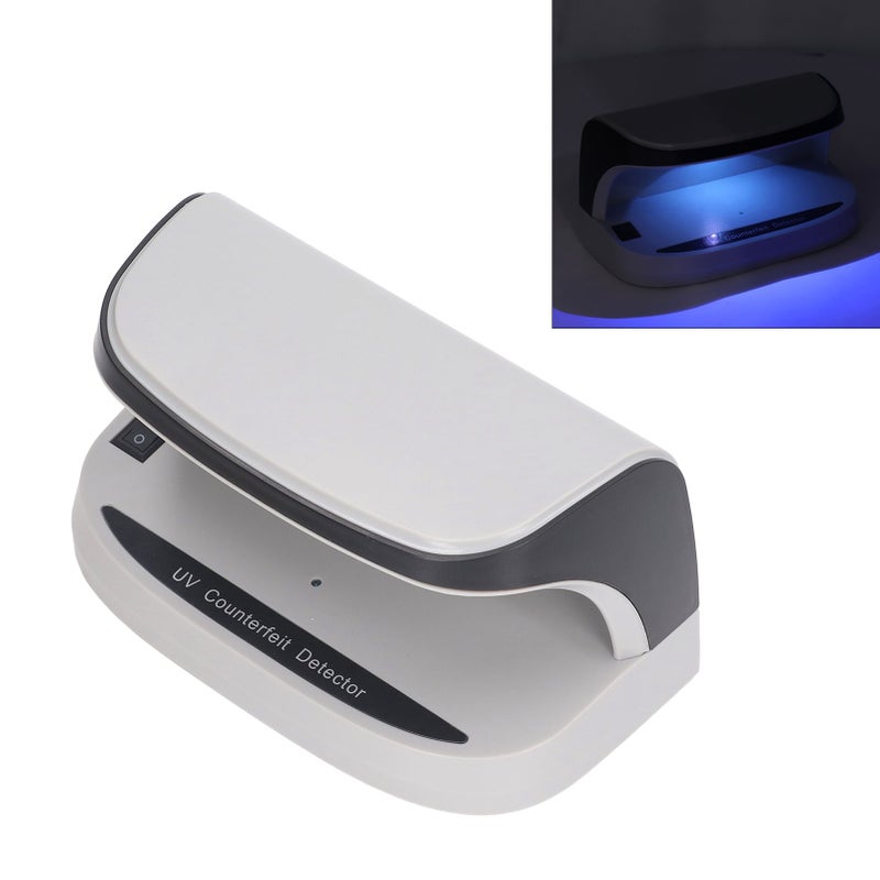 UV Counterfeit Bill Money Detector Automatic On Off Currency Detector for Check Passport Credit Card DC5V 2A - Image 1