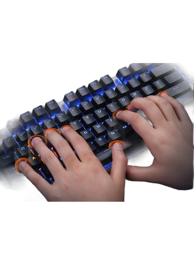 Daryo Dareu Ek815 Mechanical Alloy Edition Mechanical Keyboard, Wired Keyboard, Gaming Keyboard, 108 Keys, Single Backlight, Multi-Key Anti-Ghosting, Pubg Keyboard, Black Silver Red Switch - Image 2