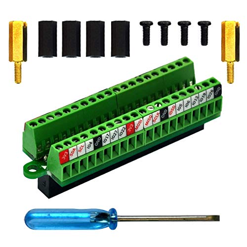 OONO Ultra-Small RPi GPIO Terminal Block Breakout Board Module, for Raspberry Pi - Image 1