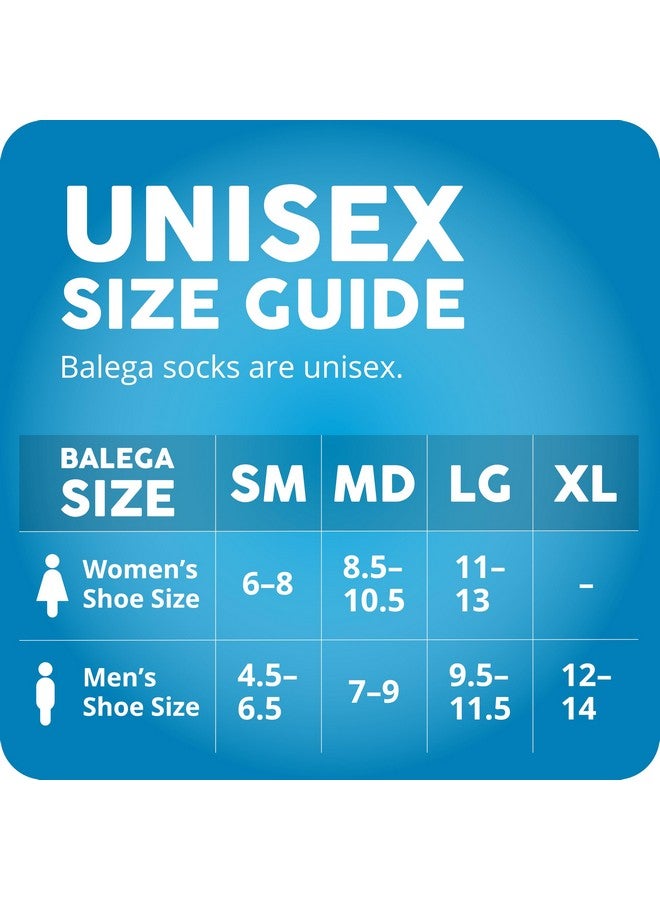 Balega Balega Blister Resist Performance Crew Athletic Running Socks for Men and Women (1 Pair), Black, Medium - Image 4