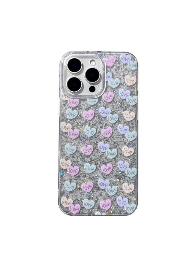 NIBEMINENT Dopamine Love Protective TPU Case Cover For iPhone 14 Clear - Image 1