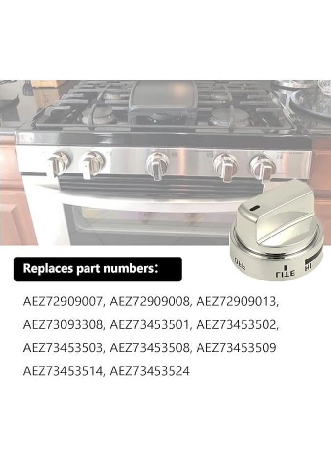 General AEZ73453509 furnace replacement knob, LG and Kenmore oven/stove LRG3083ST/00 LDG3016ST/00 LRG3093ST/02 LDG3035ST LDG3036ST/01 LDG3036ST/00 LG3036ST/00 3 replacement parts  - Image 3