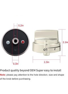 General AEZ73453509 furnace replacement knob, LG and Kenmore oven/stove LRG3083ST/00 LDG3016ST/00 LRG3093ST/02 LDG3035ST LDG3036ST/01 LDG3036ST/00 LG3036ST/00 3 replacement parts  - Image 5