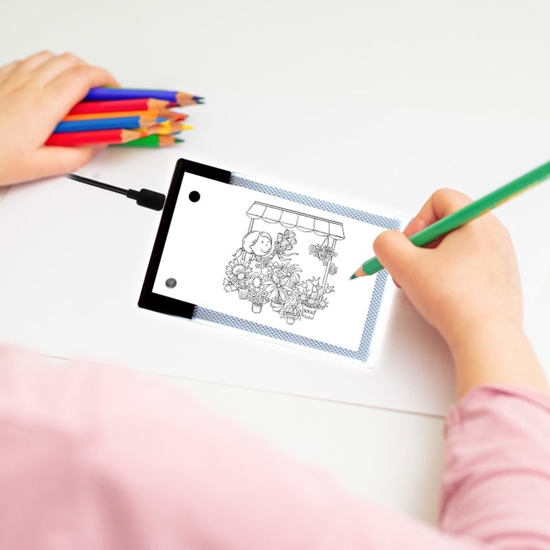 Flipbook Kit with 3-Level Dimmable LED Light Pad: Hole Design for Accurate Positioning 5 Flip Books 300 Sheets 2 Binding Screws - USB Powered Flip Book Paper for Artists Animators Kids Students Home A - Image 4
