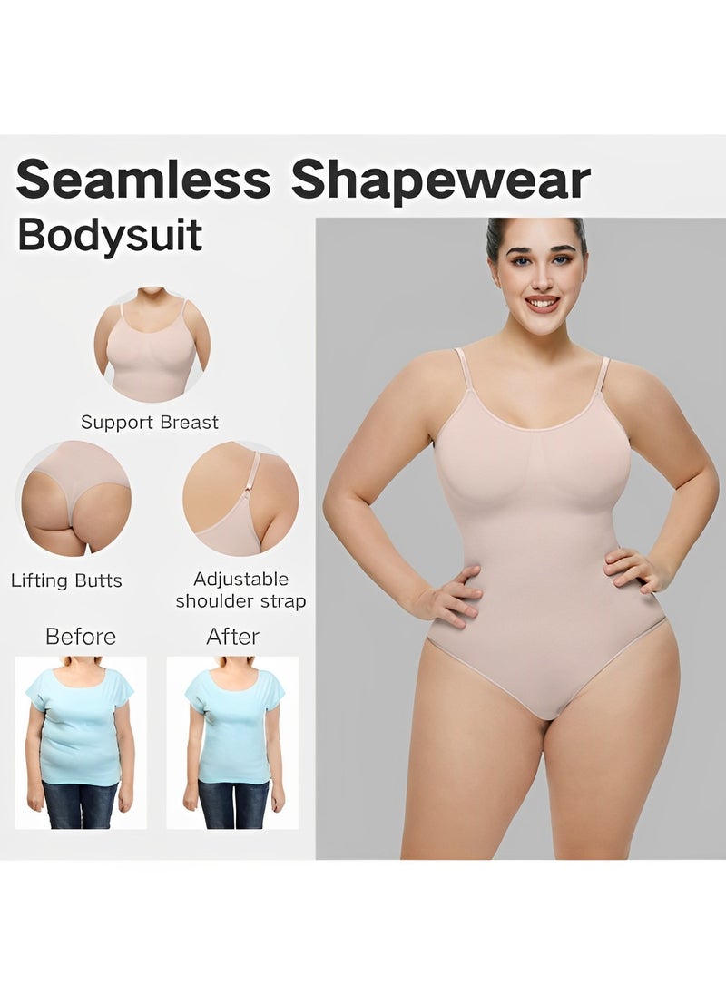 REOCLE - Women's Shapewear Seamless Bodysuit Tummy Control Body Sculpting Shaper Thong Waist Slimming Lifting Shapewear - Image 1