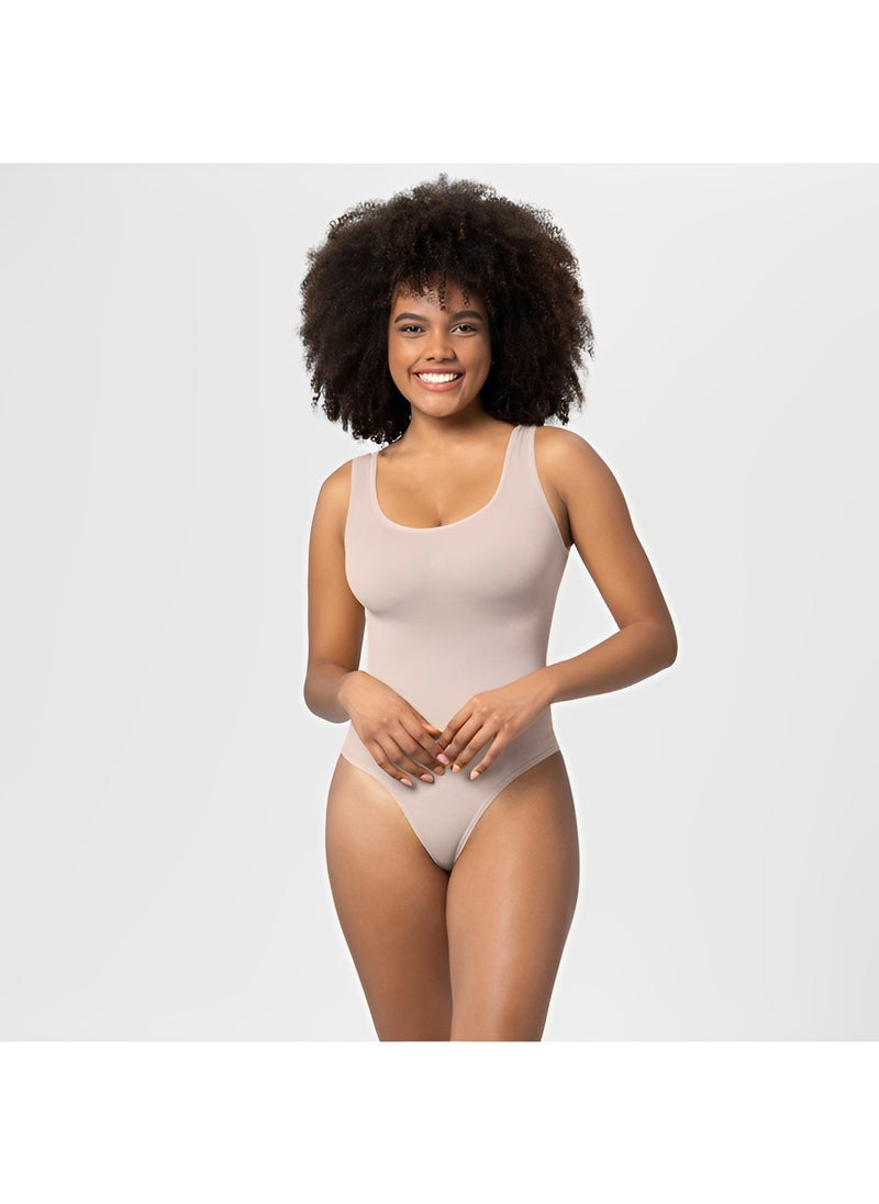 REOCLE - Women's Shapewear Seamless Bodysuit Tummy Control Body Sculpting Shaper Thong Waist Slimming Lifting Shapewear - Image 1