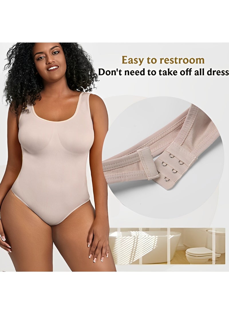 REOCLE - Women's Shapewear Seamless Bodysuit Tummy Control Body Sculpting Shaper Thong Waist Slimming Lifting Shapewear - Image 1