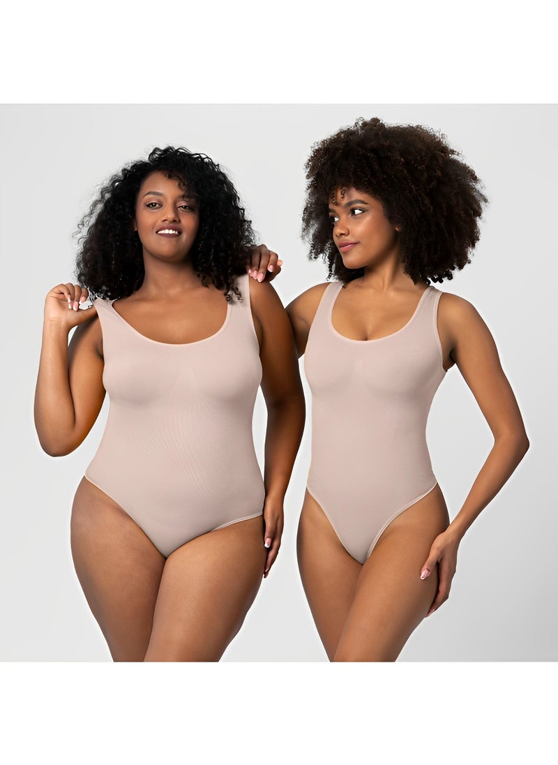 REOCLE - Women's Shapewear Seamless Bodysuit Tummy Control Body Sculpting Shaper Thong Waist Slimming Lifting Shapewear - Image 1