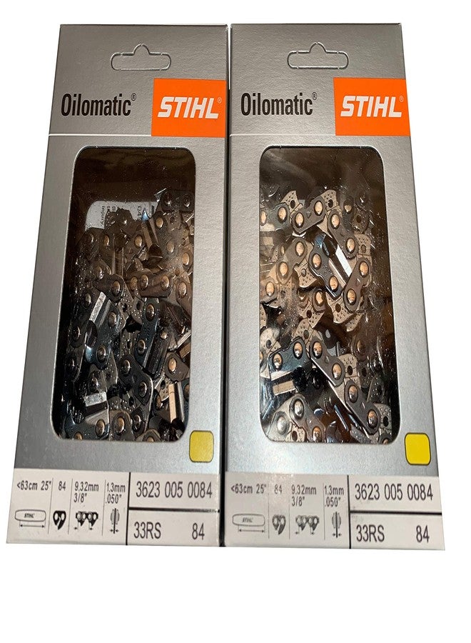 Stihl 33RS-84 2PK, 3/8" .050 Gauge, 84 Drive Links, 25", Rapid Super, Professional Saw Chain, 3623-005-0084 - Image 1