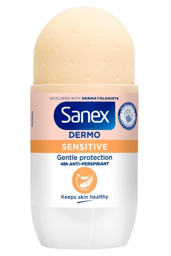 سانيكس مزيل عرق سانكس ديرمو سينسيتيف إكسترا كول رول أون 50 مل