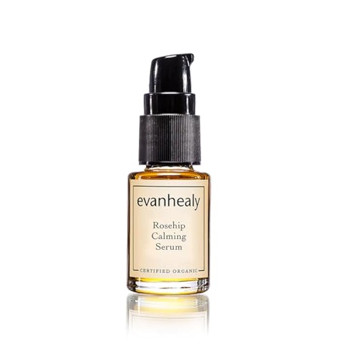 evanhealy Rosehip Calming Serum | Blue Skin Care Line with Organic Whole Essential Oils | Nurturing, Soothing Facial Oil Serum | Organic Facial Oil For Sensitive, Reactive Skin - Image 1