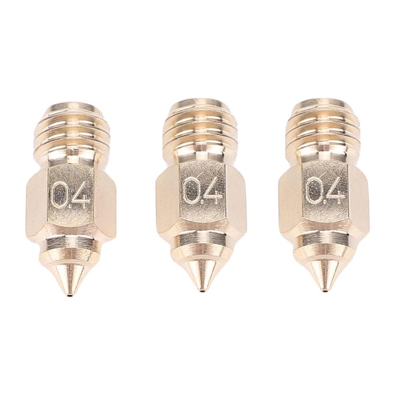 Eujgoov 3 Pcs 0.4mm Brass Hotend Nozzle Replacement for Ender 5 Max 3D Printer High Hardness 3D Printing Accessory - Image 1