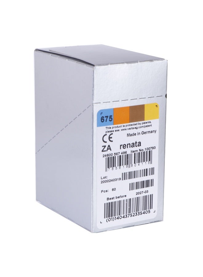 Renata Hearing Aid Batteries Size 675 1.45V - 10 Strips - Image 2