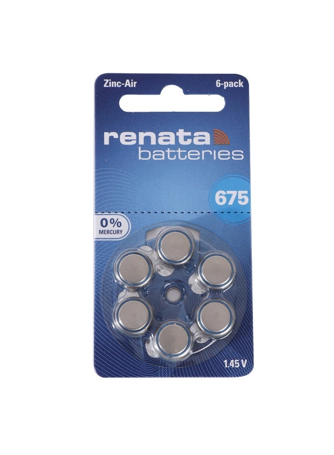Renata Hearing Aid Batteries Size 675 1.45V - 10 Strips - Image 3