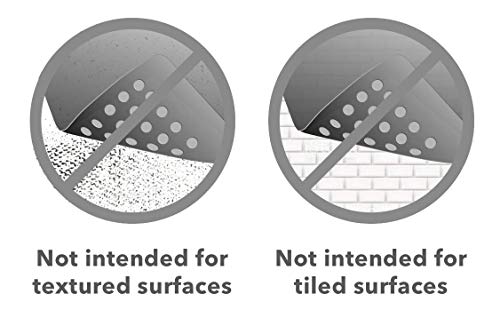 TIKE SMART Extra-Long Non-Slip Bathtub & Shower Mat 39”x16” (Smooth/Non-Textured Tubs Only) Safe, Clean, Machine-Washable, Superior Grip&Drainage, Vinyl, Transparent Gray (Grey) - Image 3