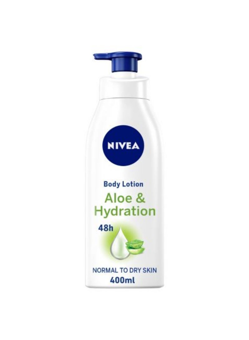 Nivea Body Lotion Aloe & Hydration Normal Skin 400Ml