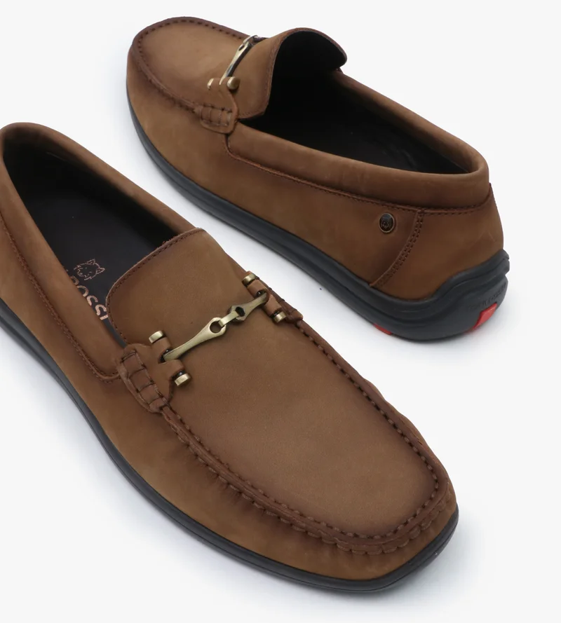 TONI ROSSI Cargo Casual Men’s Upper Suede Leather Loafers