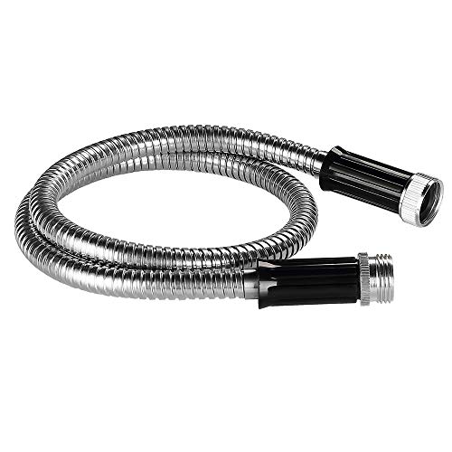 Beaulife Metal Short Garden Hose 3ft Connectors, Drainage Hose for Dehumidifier Small Water Hose Extension High Pressure Bib Reel Extender, Drinking Water Hose for RV Outdoor - Image 2