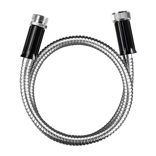 Beaulife Metal Short Garden Hose 3ft Connectors, Drainage Hose for Dehumidifier Small Water Hose Extension High Pressure Bib Reel Extender, Drinking Water Hose for RV Outdoor - Image 1