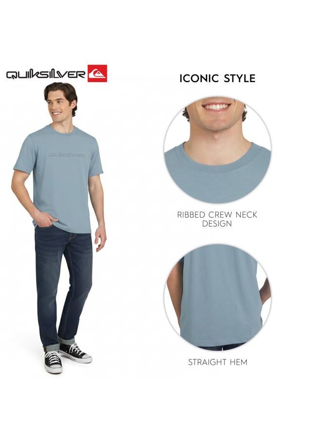 QUIKSILVER Men's T-Shirt, Blue Shadow, L - Image 5