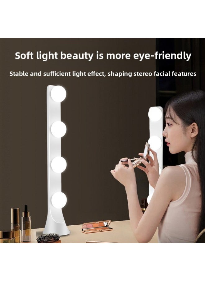 Generic - Desktop Double Row Live Light Four Row Light Internet Celebrity Mobile Live Room Fill Light LED Three Color Beauty Lighting Light-Specifications:Double Row 8 Bulb [three-color Dimming]] - Image 1