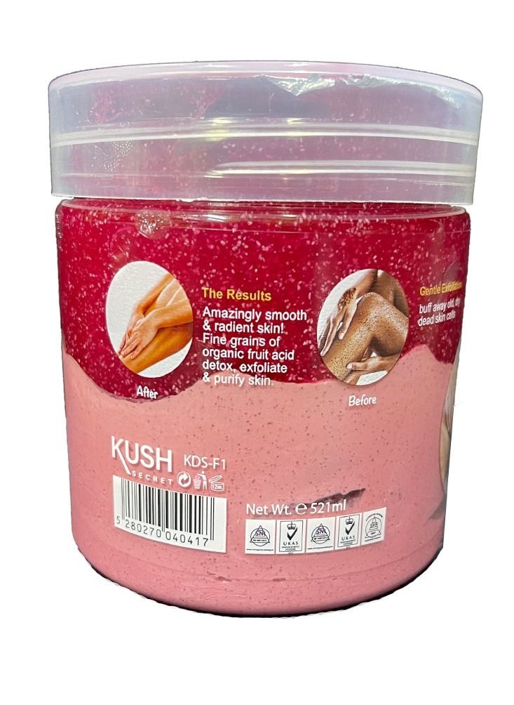 DHIIN DHIIN FACE & BODY MIX FRUIT SCRUB 521ML  - Image 2