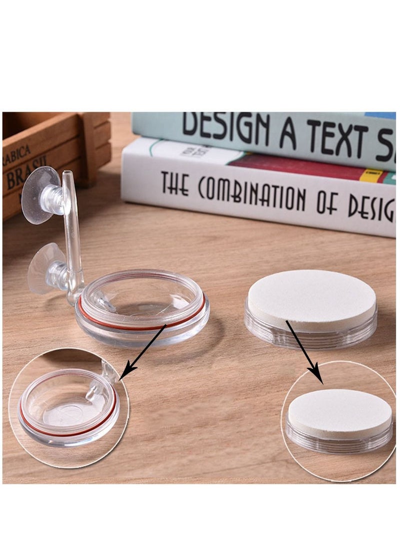 SYOSI - Aquarium Air Stone Fish Tank Nano Bubble Stone Kit with Control Valve Quiet Super High Dissolved Oxygen Diffuser Makes Super Tiny Bubbles for Fish Tank and Hydroponic - Image 1