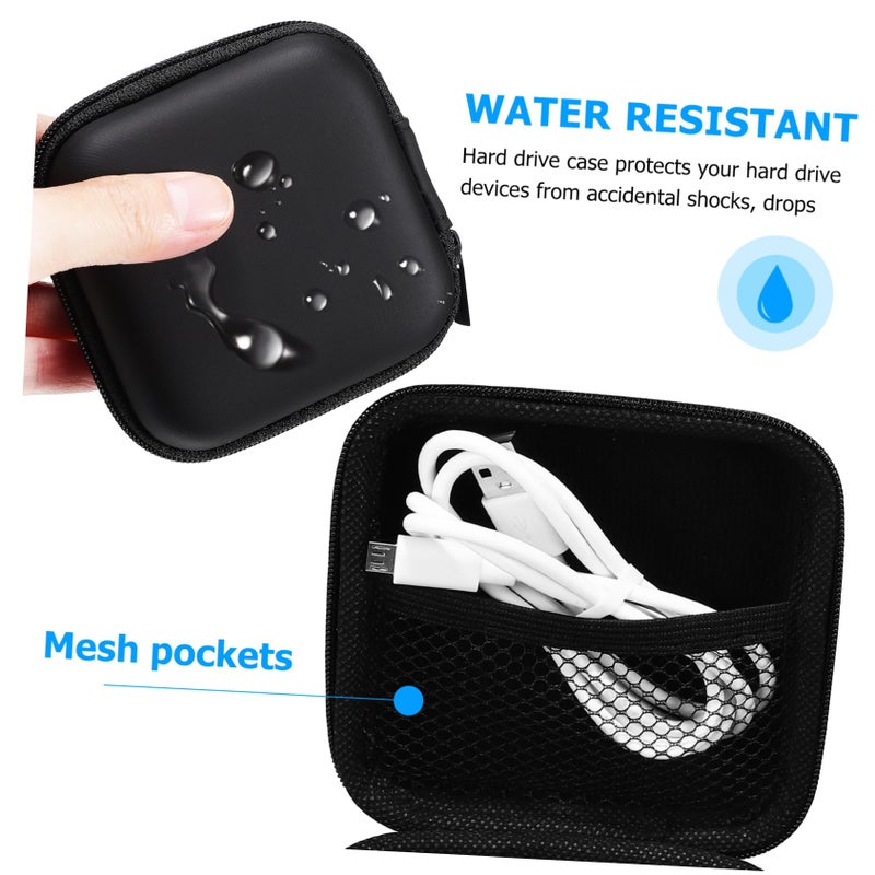 Mini Hard Case For Electronics With Soft Lining Organizes Earphones Power Banks Hard Drives - Image 5