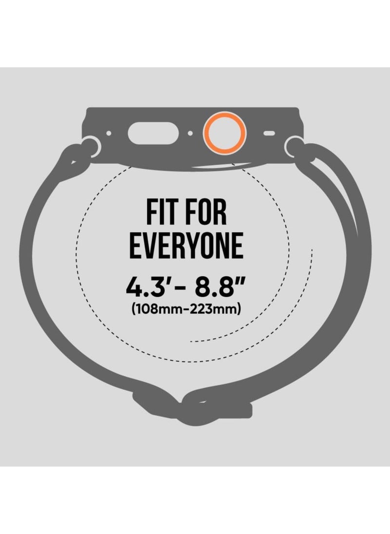 Samu - Apple Watch Band, compatible with S10: 46mm / S1-S9: 42mm, 44mm, 45mm / Ultra, Ultra 2: 49mm, Parachute Buckle Elastic Band. - Image 1