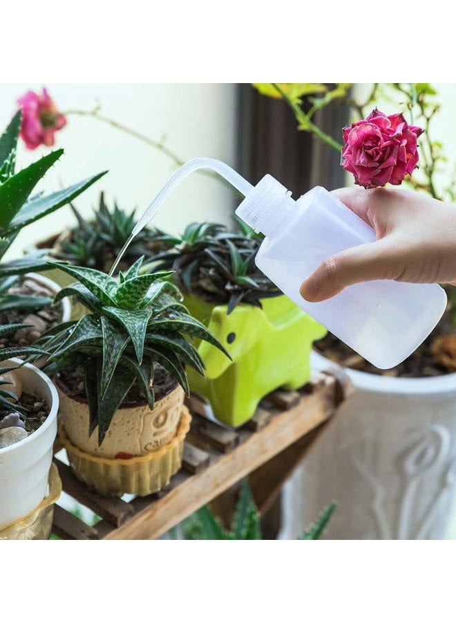 Oubest Squeeze Washing Bottle Succulent Watering Bottle 500ml Water Squirt Irrigation Bottle Squeeze Sprinkling Can Plastic Wash Plant Bottle 2pc - Image 5
