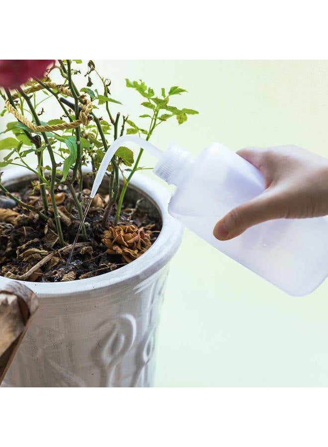 Oubest Squeeze Washing Bottle Succulent Watering Bottle 500ml Water Squirt Irrigation Bottle Squeeze Sprinkling Can Plastic Wash Plant Bottle 2pc - Image 4