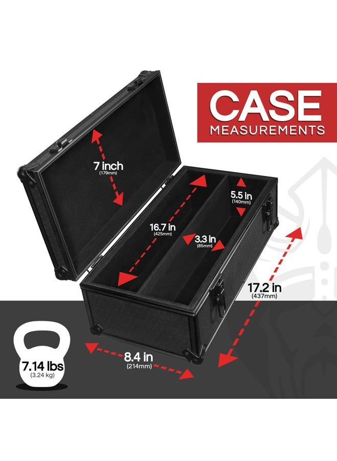 CARDKINGPRO - Graded Card Hard Storage Case | Fits 120+ Slabs | Designed for Sports Cards, PSA, Becketts, BGS, SGC, CGC, Toploaders, One-Touch Etc. Strong Protection, Lockable Box, Including Foam Blocks - Image 1