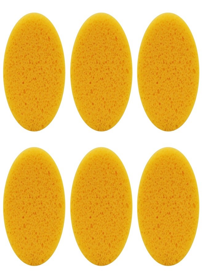 Creative Hobbies 3 Inch Round Synthetic Sponges for Crafts, Painting, Pottery, Face Painting, Watercolors & Horse Tack Cleaning | 6 Pack - Image 2