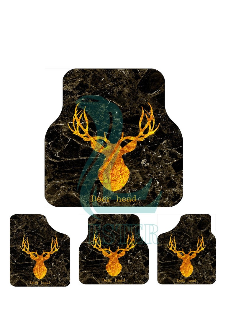 Generic - A set of 4 pieces of car mat - high quality material - against wetness, dust, slippage - does not emit unpleasant odors in the car - is not affected by heat or sun - Image 1