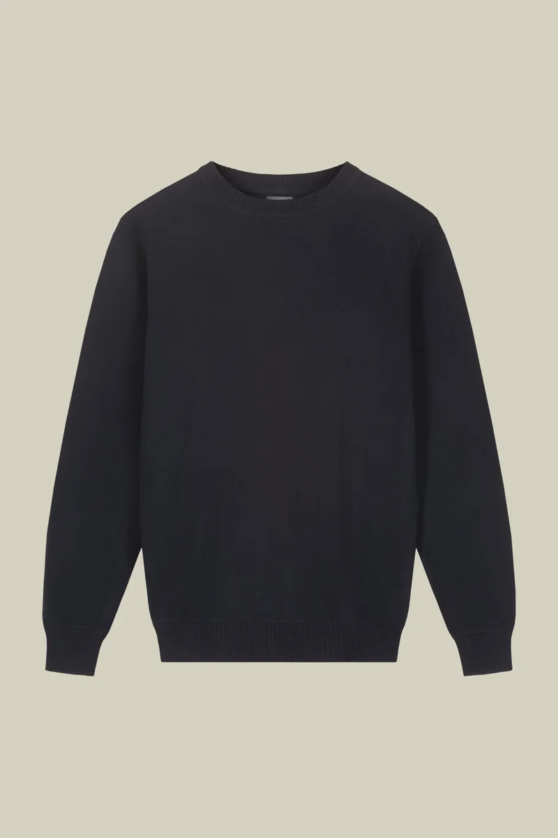 Doppelganger Men's crew neck jumper - Blue Navy
