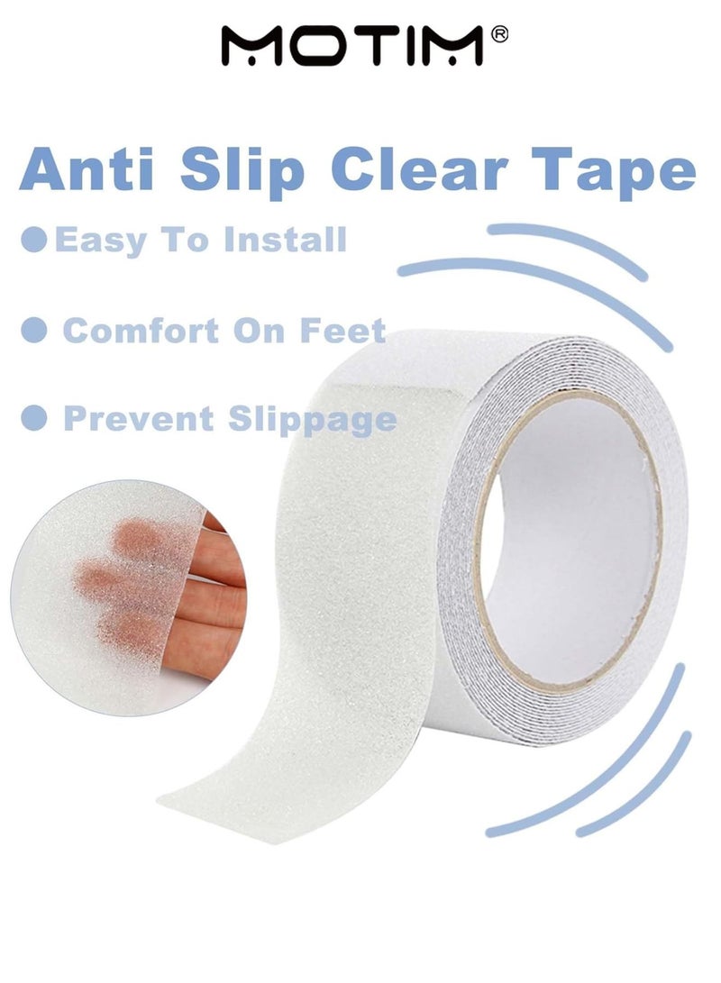 Motim Anti Slip Tape Heavy Duty Grip Tape Roll and High Traction Non Slip Tape for Outdoor and Indoor Stairs and Steps Easy to Apply Safety Non Skid Tape (10CM x 10M) - Image 3